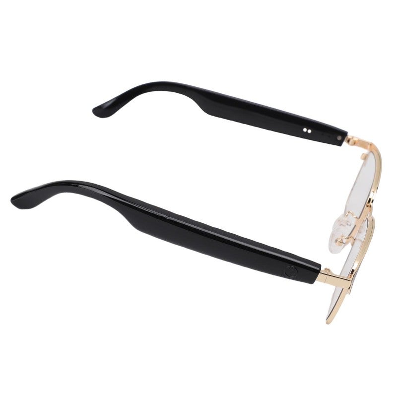 Bluetooth Sunglasses: Gold, Advanced Bluetooth 5.4 Tech - Intuitive Multifunction Key, Crystal Clear Audio for Outdoor Daily Use & Travel - Image 4