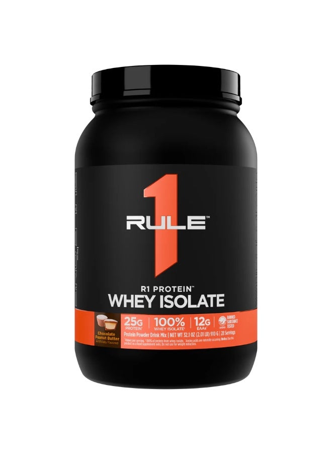 رول 1 القاعدة 1 - عزل البروتين 28 وجبة / 2.01 رطل شوكولاتة بزبدة الفول السوداني - Image 1