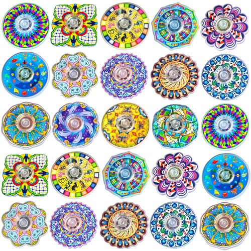 Sqlhrke 40 Pack Fidget Spinner Fidget Toys MiniParty Favors Easter Basket Goodie Bag Stuffers GiftsStress Relief Sensory Toys for Kids Adults ADHD AutismsTreasure Box Toy for Classroom Prizes Supplies - Image 1