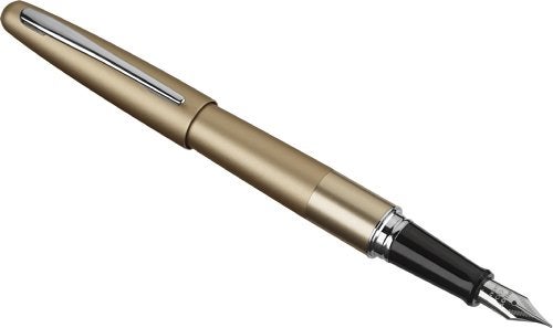 PILOT Metropolitan Collection Fountain Pen, Gold Barrel, Classic Design, Fine Nib, Black Ink (91112) - Image 2