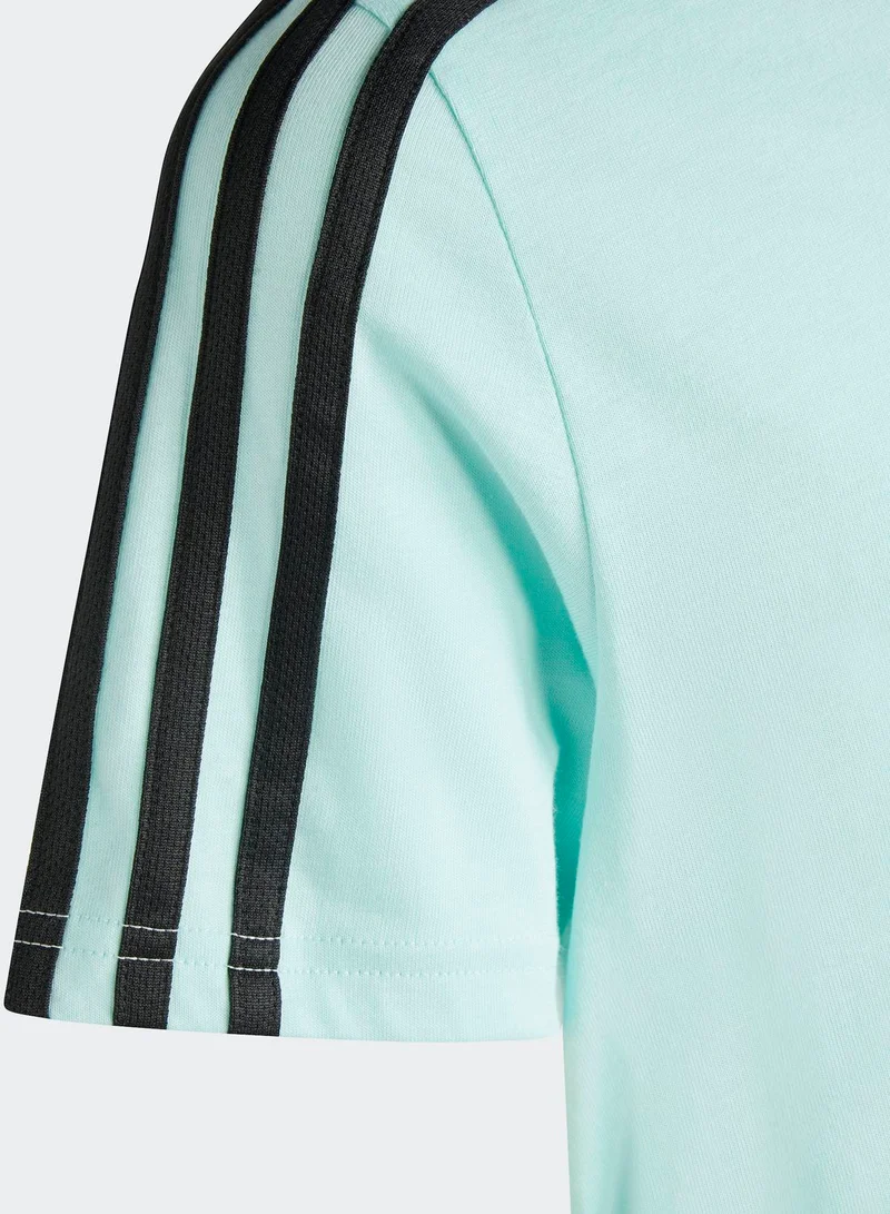 Adidas Essentials 3-Stripes Cotton T-Shirt