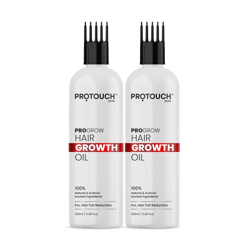 PROTOUCH PROGROW Hair Oil For Men And Women Reduces Hair Fall Dandruff Promotes Hair Growth Pack of 2 - Image 1