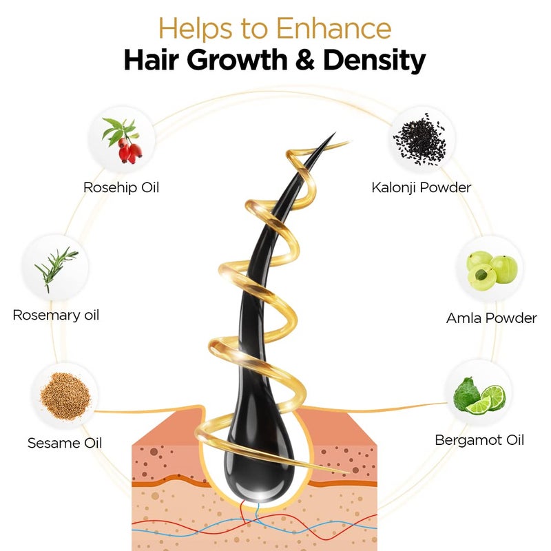 PROTOUCH PROGROW Hair Oil For Men And Women Reduces Hair Fall Dandruff Promotes Hair Growth Pack of 2 - Image 2
