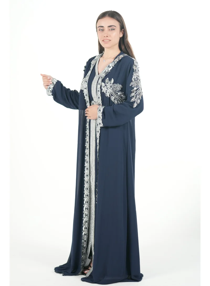 AL BENT AL SHARQIEH embroidered kaftan dress jalabia
