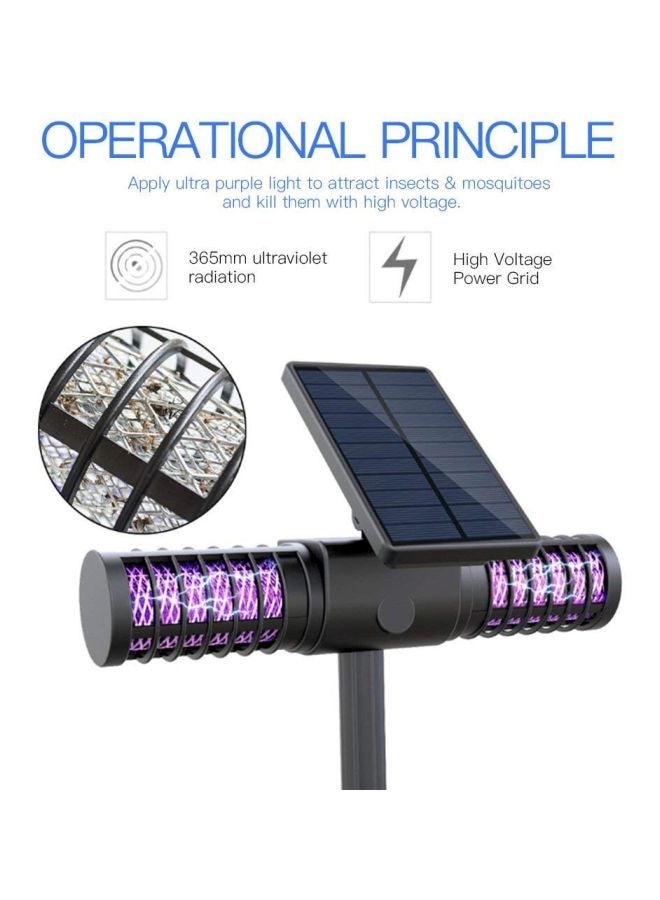 NIBEMINENT Electric Mosquito Insect Killer Lamp Black/Blue/Silver 30x9x11centimeter - Image 4