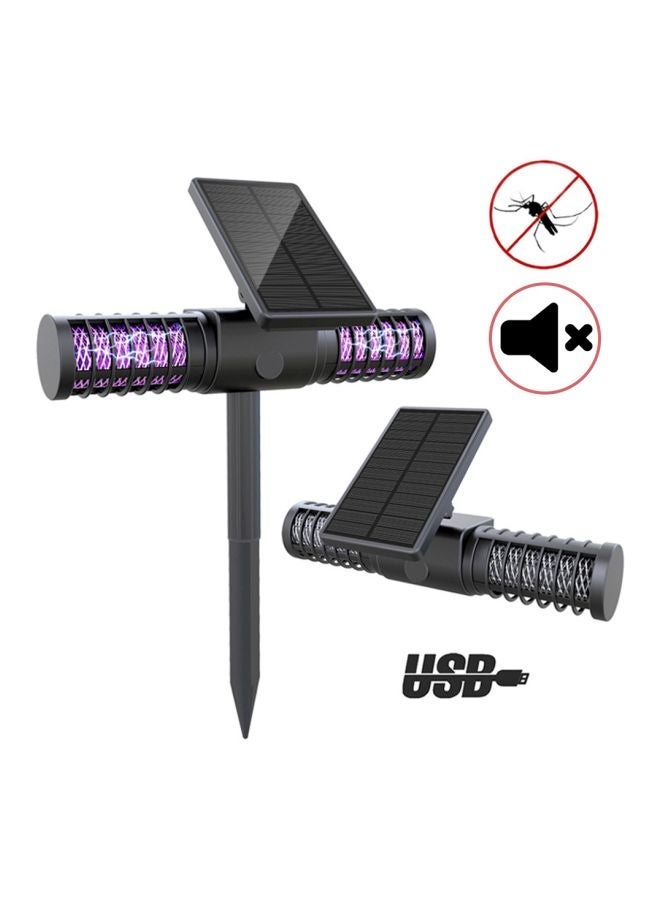 NIBEMINENT Electric Mosquito Insect Killer Lamp Black/Blue/Silver 30x9x11centimeter - Image 2