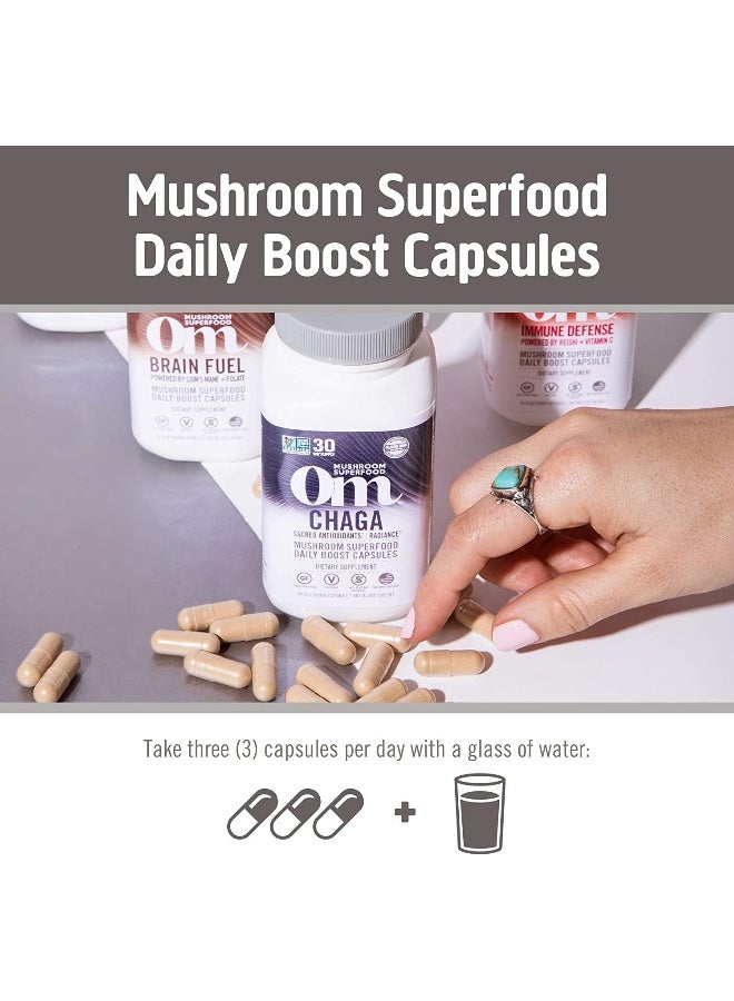 OM CHAGA MUSHROOM SUPERFOOD 90VCAPS - Image 5