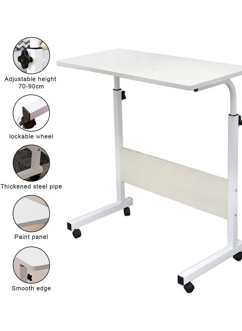 R.VIHAN - Foldable Height Adjustable Rolling Laptop Table Computer Stand - Image 1