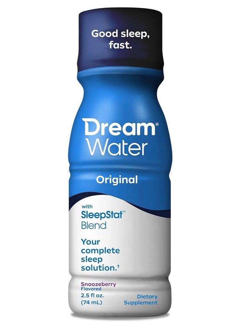 Dream Water Sleep Shot Original GABA, Melatonin, 5-HTP, Snoozeberry, 12 Count each 2.5 fl.oz - Image 2