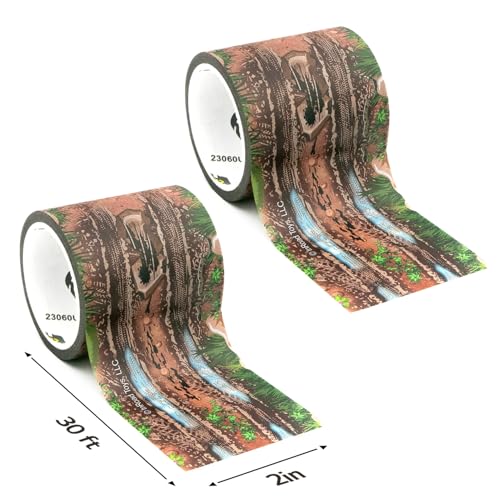 PlayTape Dirt Road Tape for Toy Cars Sticks to Flat Surfaces No Residue 2Pack of 2 in x 30 ft Roll - Image 5
