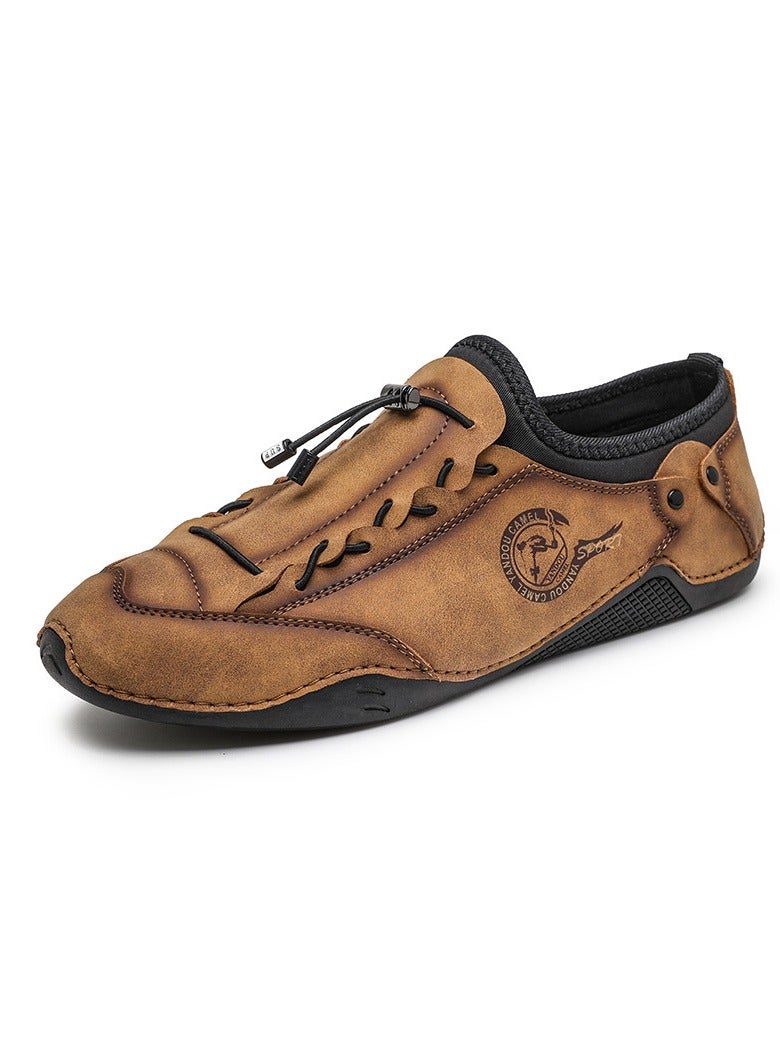 Men's Mesh Shoes, Breathable Sports And Leisure Shoes, Leather Shoes - Image 1
