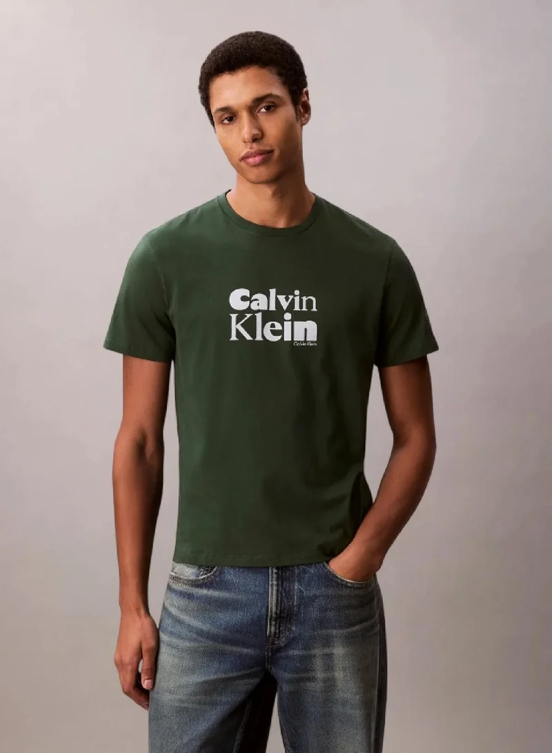 Calvin Klein Logo Cotton T-Shirt