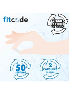 fitcode fitcode, Testcode, 100 Veggie Capsules  - Image 4