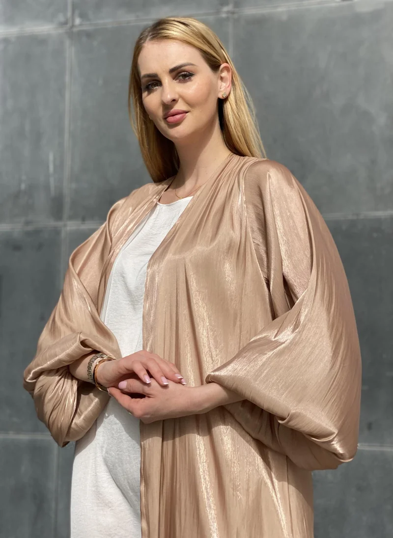 Moistreet  Balloon Sleeve Abaya Set for Women | Best Price UAE