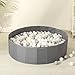 TRENDPLAY Ball Pit for Toddlers Babies Dogs Cats Iinfant Children Foldable Ball Pits Play Tent Crawl Playpen Ball Pool with Storage Bag Surprise for Boys Girls Festival Balls Not Included Gray - Image 4