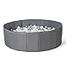 TRENDPLAY Ball Pit for Toddlers Babies Dogs Cats Iinfant Children Foldable Ball Pits Play Tent Crawl Playpen Ball Pool with Storage Bag Surprise for Boys Girls Festival Balls Not Included Gray - Image 2