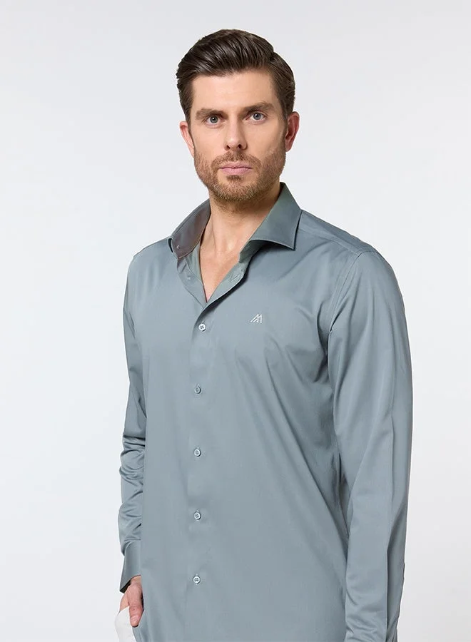 تكلف The Misty Bamboo Grey Shirt with Gentle Comfort