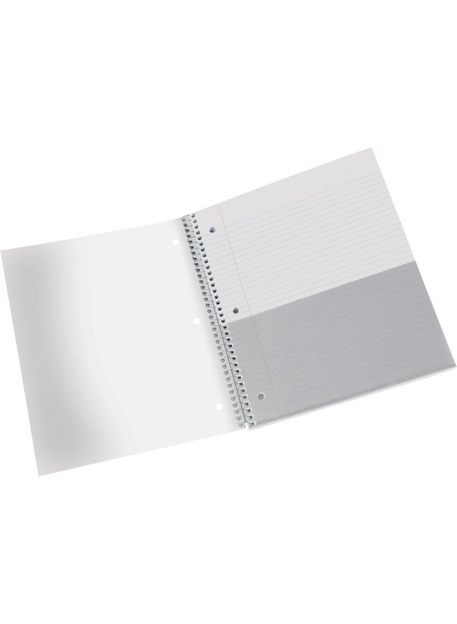 Office Depot ® Brand Stellar Poly Notebook, 8-1/2" X 11", 5 Subject, College Ruled, 200 Sheets, Baby Blue  - Image 4