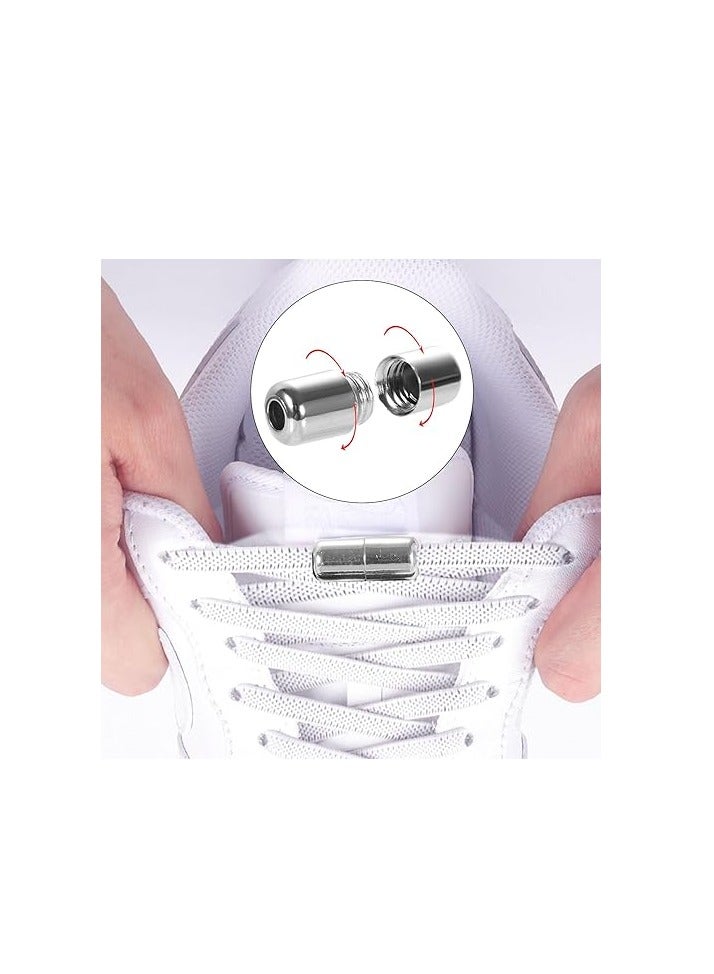 رباط حذاء مرن بقفل مغناطيسي معدني، أربطة حذاء مسطحة، للأطفال والبالغين وكبار السن والمراهقين - Image 2