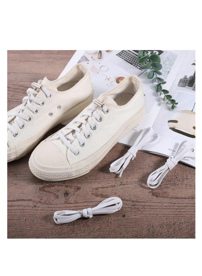 رباط حذاء مرن بقفل مغناطيسي معدني، أربطة حذاء مسطحة، للأطفال والبالغين وكبار السن والمراهقين - Image 3