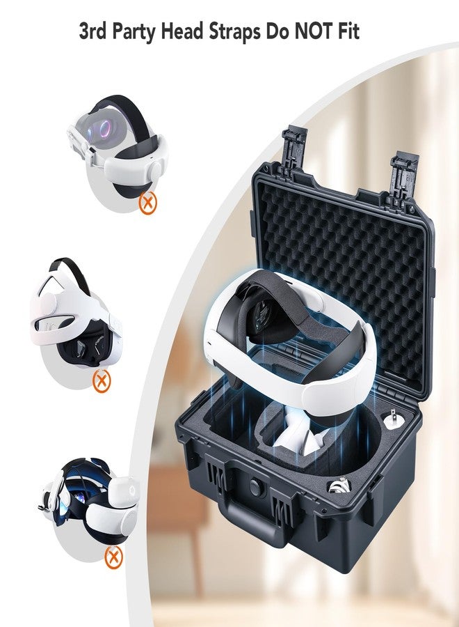 Lykus حافظة صلبة مقاومة للماء Lykus Titan OQ200، تعمل مع Quest 3S/Quest 3/Quest 2، تناسب حزام الرأس الرسمي Elite، حماية أفضل [حافظة فقط] - Image 3
