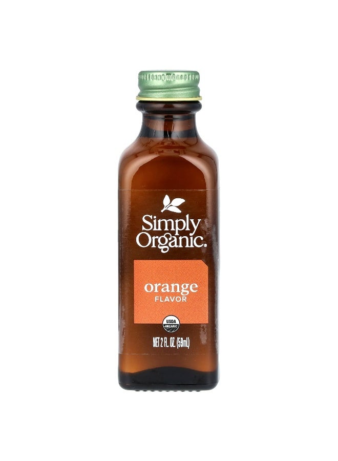 Simply Organic, Orange Flavor, 2 fl oz (59 ml) - Image 1