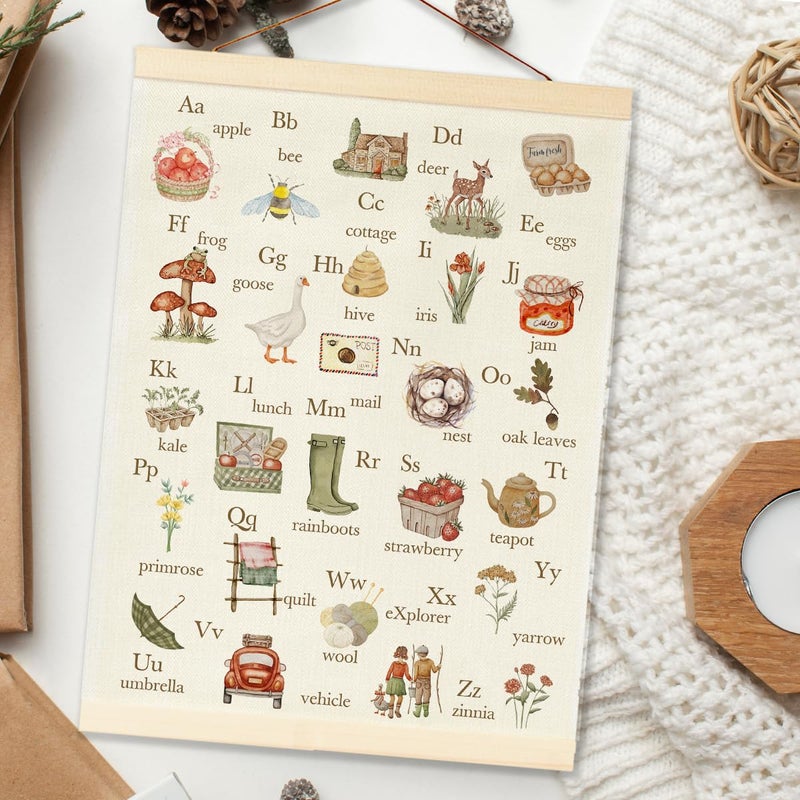BirtDerr Woodland Nursery Decorations, Forest Nursery Decor, Boy Room Wall Decor, Jungle Decoration For Kids, strawberry, cottage, montessori, abc, school, homeschool - Image 4