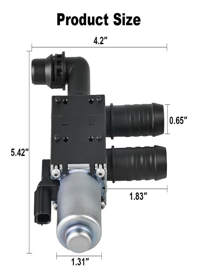 zayody Engine Heater Control Valve Solenoid Compatible with 2013-2019 Ford Escape 2014-2018 Transit Connect Heater Water Control Valve Replacement for CV61-8C605-TD CV6Z-8C605-T CV6Z-8C605-U - Image 4