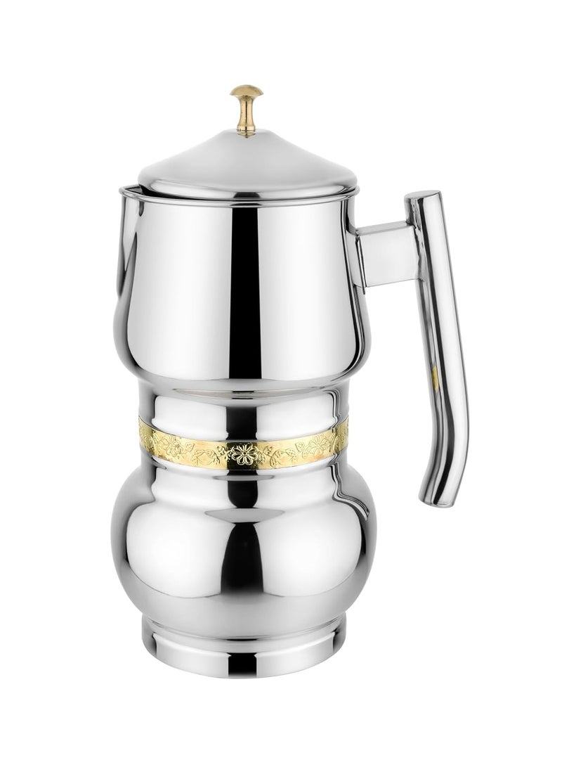 Prabha Stainless Steel Glamour Water Jug - Elegant 2000ml Jug for Home & Kitchen - Image 1