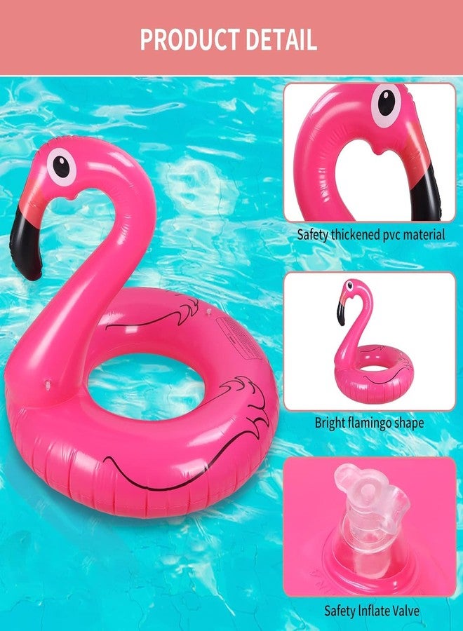 Elvana 120 CM Flamingo Swimming Ring – Durable Inflatable Pool Float, Lightweight Swim Tube for Vacation, Pool, and Beach Activities - Image 2