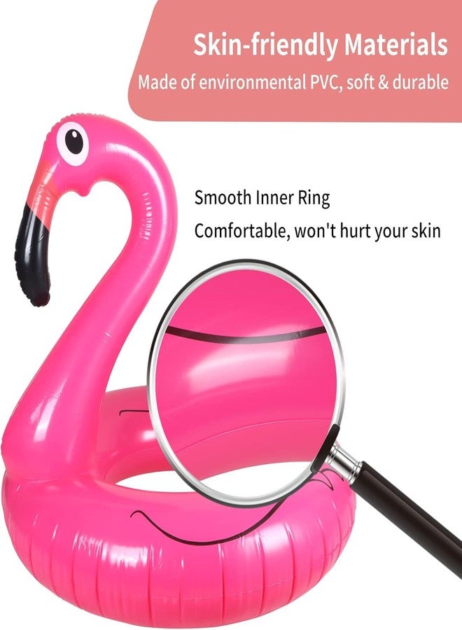 Elvana 120 CM Flamingo Swimming Ring – Durable Inflatable Pool Float, Lightweight Swim Tube for Vacation, Pool, and Beach Activities - Image 4