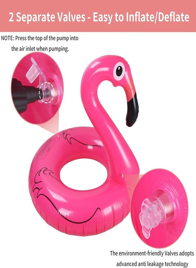 Elvana 120 CM Flamingo Swimming Ring – Durable Inflatable Pool Float, Lightweight Swim Tube for Vacation, Pool, and Beach Activities - Image 3