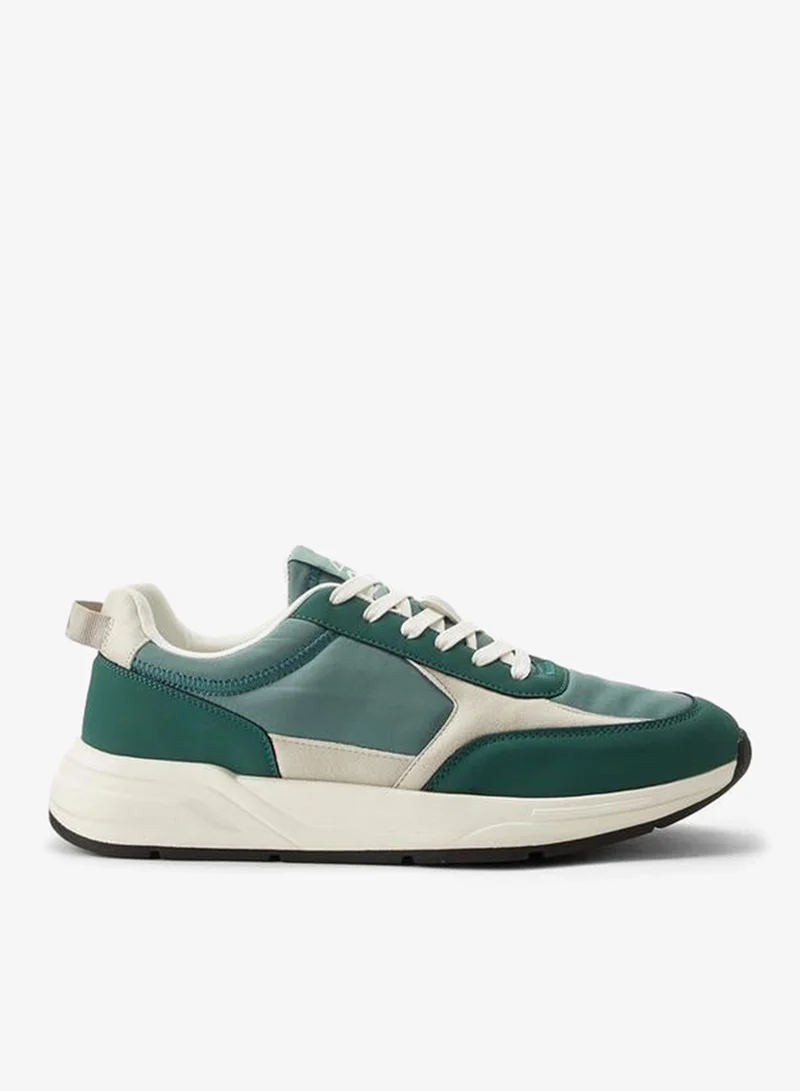 Oaklan By Shoexpress GREEN Men Lace-Up Sports Shoes for Men | Best Price UAE