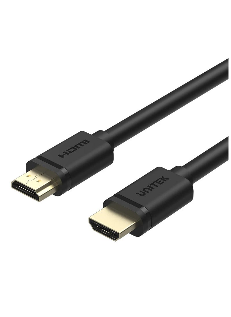 UNITEK HDMI Cable 4K 1M HDMI 2.0 18Gbps High-Speed 4K@60Hz HDMI to HDMI Video Wire Ultra HD 3D 4K HDMI Cord Compatible with MacBook Pro UHD TV Nintendo Switch Xbox PlayStation PS5/4 PC Laptop -1M Black  - Image 1