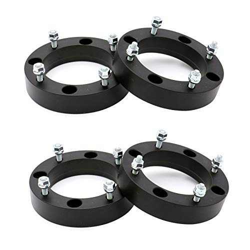 HICKS 4x156 Wheel Spacers 1.5" Thick Wheel Spacer Adapters 131mm Hub Bore with 3/8"-24 Studs, Set of 4 - Image 1