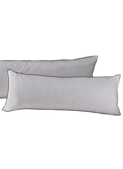Comfy COMFY LONG BODY PILLOW WHITE WITH BLACK CORD 