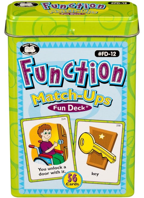 Super Duper Publications | Function Match-Ups Flash Cards | Identify and Describe Everyday Objects Fun Deck | Educational Learning Materials for Children