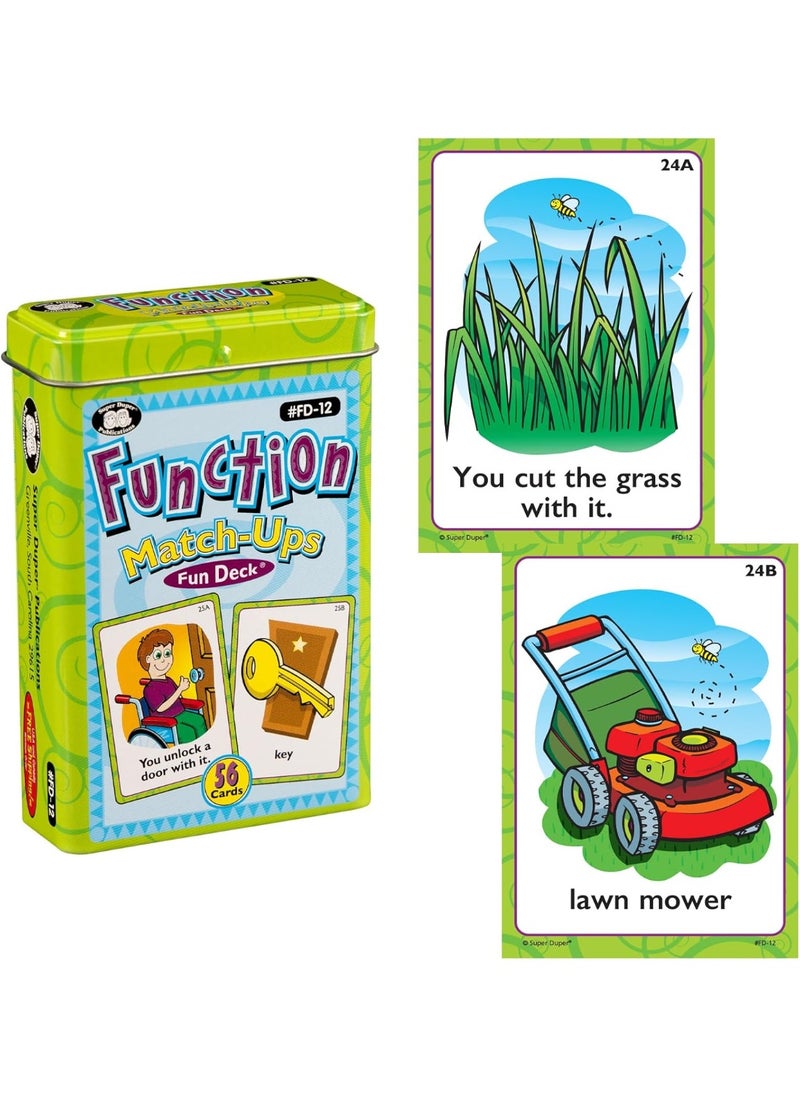 Super Duper Publications Super Duper Publications | Function Match-Ups Flash Cards | Identify and Describe Everyday Objects Fun Deck | Educational Learning Materials for Children  - Image 3