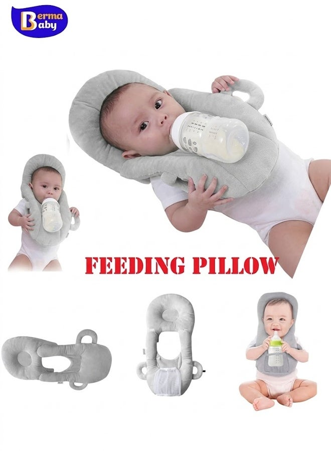Berma Baby Baby Bottle Holder, Adjustable Nursing Pillow Support, Bottle Holder for Baby self Feeding, Newborn Essentials,Baby Self Feeding Pillow - Image 1