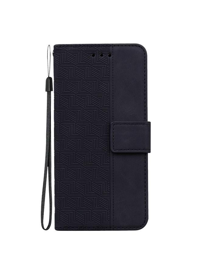 S-TOP Case For Samsung Galaxy A14 5G Geometric Embossed Flip Leather Phone Case - Image 2