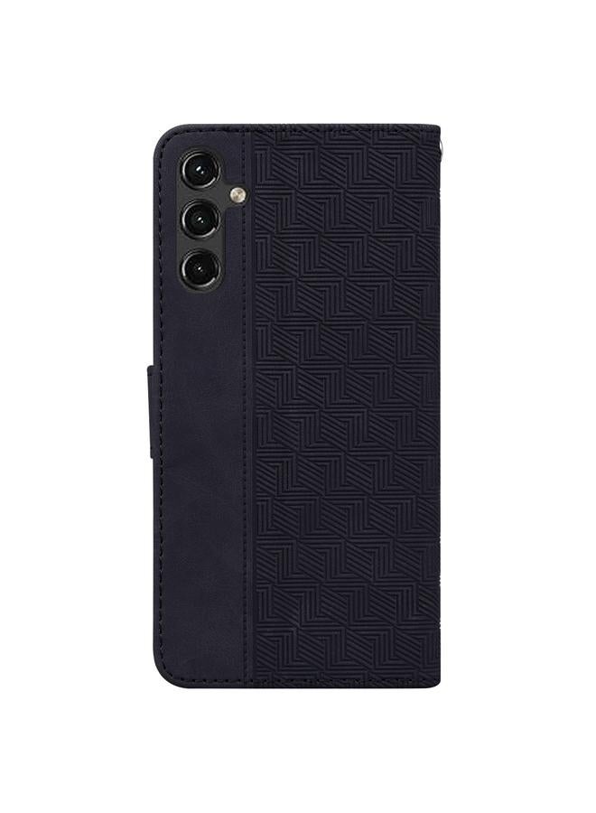 S-TOP Case For Samsung Galaxy A14 5G Geometric Embossed Flip Leather Phone Case - Image 3