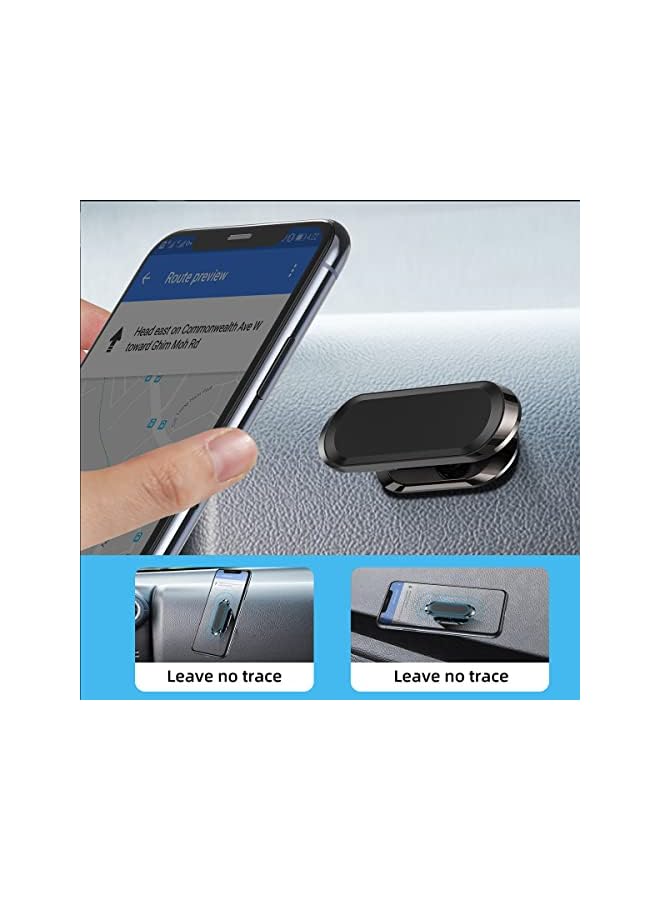 Green Tiger Magnetic Phone Mount for Car Strong Magnet Car Phone Holder Car Mount 360° Adjustable Universal Dashboard Holder Fits iPhone Samsung All Smartphones with Adhesive-Black - Image 3