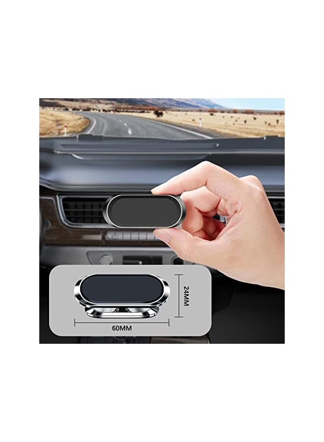 Green Tiger Magnetic Phone Mount for Car Strong Magnet Car Phone Holder Car Mount 360° Adjustable Universal Dashboard Holder Fits iPhone Samsung All Smartphones with Adhesive-Black - Image 4