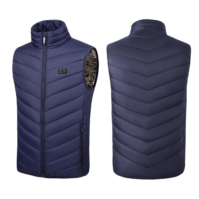 Plus Size Intelligent Heating Electric Vest Usb Constant Temperature Lovers Warm Men'S And Women'S Winter Vest Heating Suit - Image 5