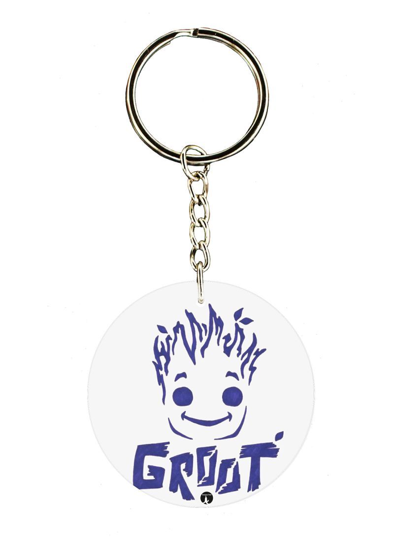 Groot Printed Keychain