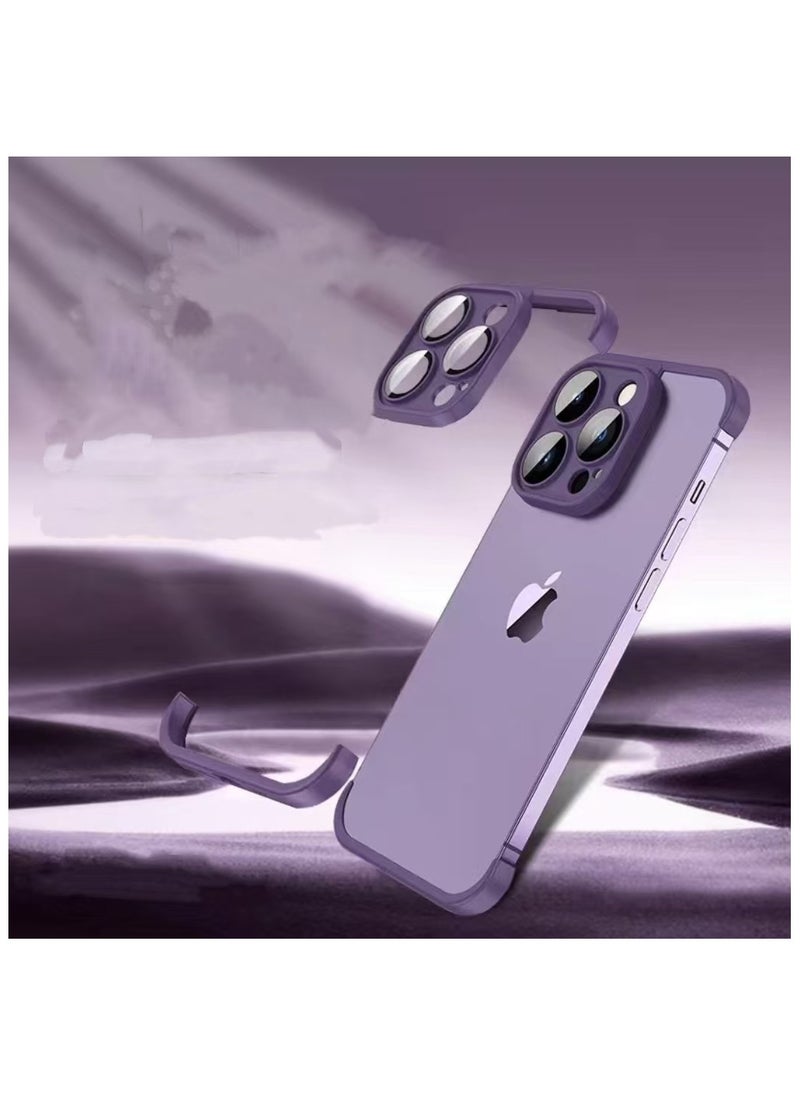 Captaintech iPhone 15 Pro Case with Camera Lens Protector – Silicone Cover | Soft Flexible & Protective Phone Case  - Image 1