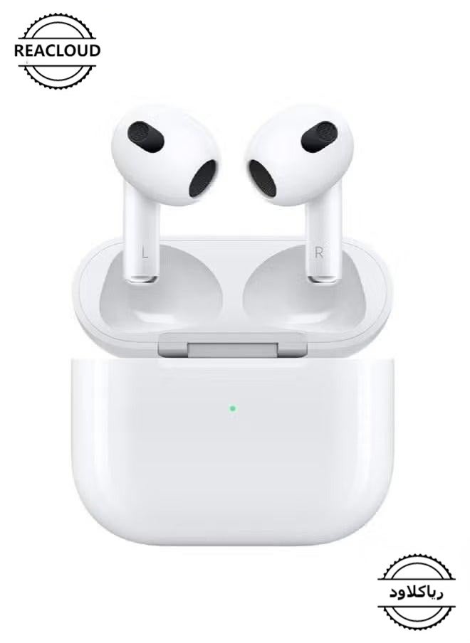 REACLOUD - Wireless headset Bluetooth Headphones, Immersive Sound, Personalized Spatial Audio, Compatible with iPhone Android Phone, with Lightning Charging Cable (4rd Generation White) - Image 1