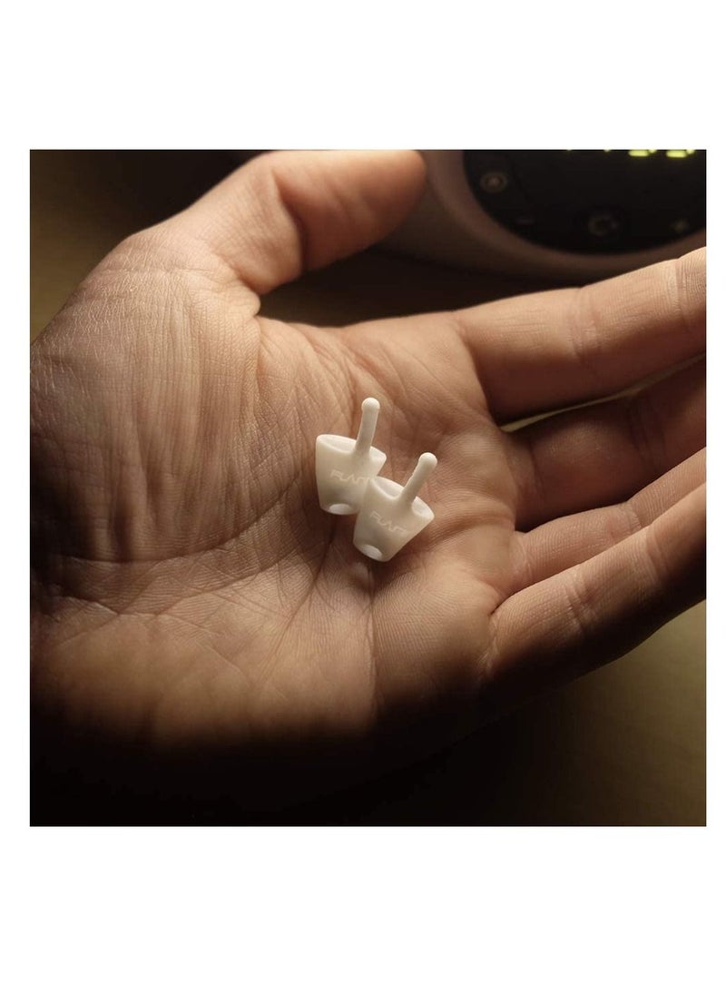 Audio Calmer Night - A Small In-Ear Device To Calm Sound Sensitivities, Reduce Stress And Take The Edge Off Unpleasant Noises During The Night (White)