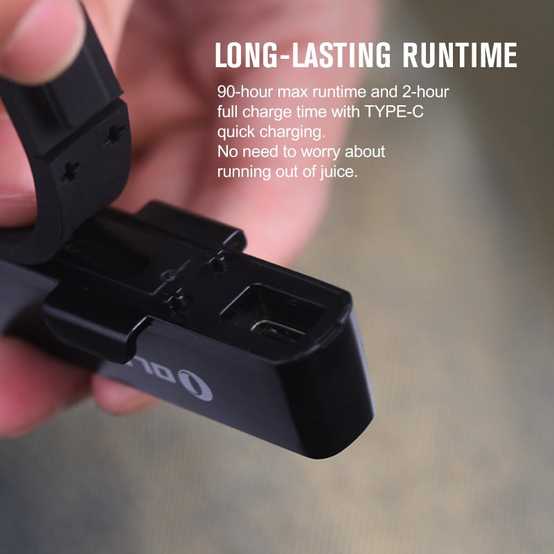 OLIGHT مصباح خلفي للدراجة OLIGHT Seemee 30 C مع 30 لومن وزاوية رؤية 230 درجة، مدى رؤية 800 متر، مصابيح خلفية قابلة لإعادة الشحن، مقاوم للماء IPX6، للدراجين على الطرق والمدن - Image 4