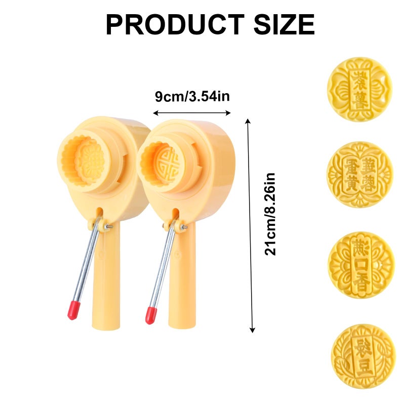 Food Grade ABS Chocolate Mold Hand Pressed Flexible Pastries Dessert Baking Tool 50g - Image 3